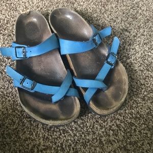 Blue Birkenstocks